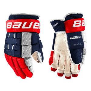Product detail of Hokejové rukavice Bauer Pro Series Navy/Red/White Junior 10 palců
