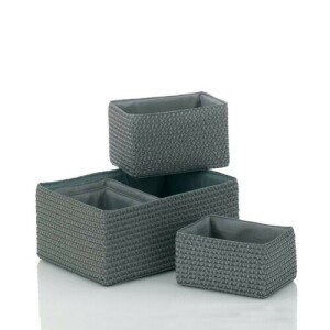 Product detail of Kela 5dílná sada úložných košů RIMOSSA, šedá
