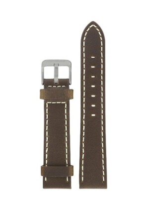 Product detail of Kožený řemínek Junkers 20mm - hnědý/bílé prošití