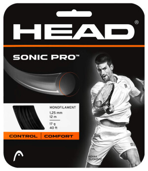 Product detail of Tenisový výplet Head  Sonic Pro 17 Black 1.25 mm (12 m)
