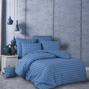Product detail of BedTex Bavlněné povlečení Snorri modrá, 140 x 200 cm, 70 x 90 cm