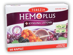 Product detail of Terezia Hemoplus + kyselina listová 60 kapslí