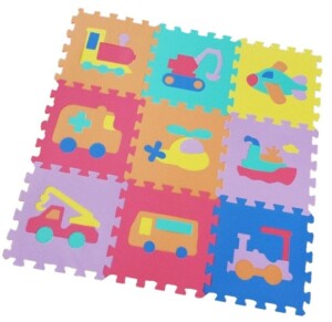 Product detail of Pěnové puzzle Doprava 9 ks - Alltoys