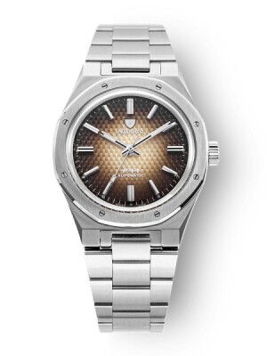 Product detail of Nivada Grenchen F77 Brown Smoked 68002A77 - Bracelet