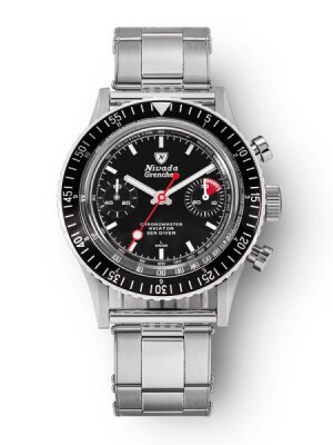 Product detail of Nivada Grenchen Chronomaster White Lollipop Inter. Bezel - Manual - Oyster