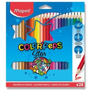 Product detail of Maped - Pastelky trojhranné Color´ Peps 24 ks