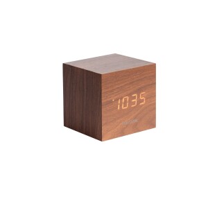 Product detail of Karlsson 5655DW Designové LED stolní hodiny s budíkem, 8 x 8 cm