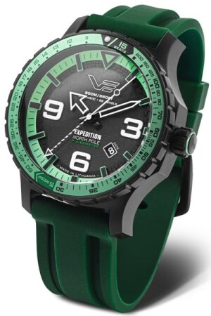 Product detail of Vostok Europe Expedition North Pole Pulsometer Automatic Line YN55-597C731S - Zelený silikonový řemínek