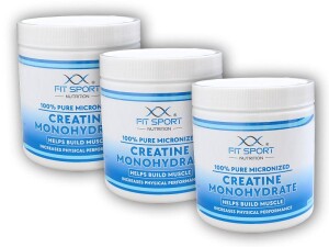 Product detail of FitSport Nutrition 3x 100% Pure Micronized Creatine Monohydrate 330g