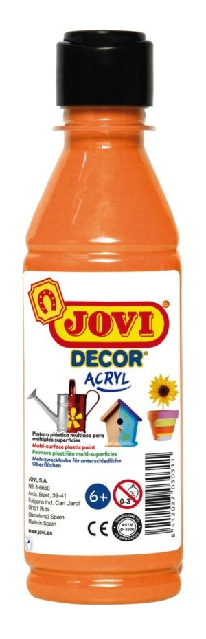 Product detail of JOVI Decor akrylová barva - oranžová 250 ml