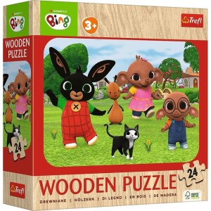 Product detail of Trefl Puzzle Dřevěné Bing, 24 dílků, od 3 let