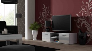 Product detail of Artcam TV stolek SOHO 140 cm Barva: Bílá/bílý lesk