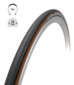 Product detail of TUFO Plášť Calibra Plus 25 700x25C,kevlar, črn-béž