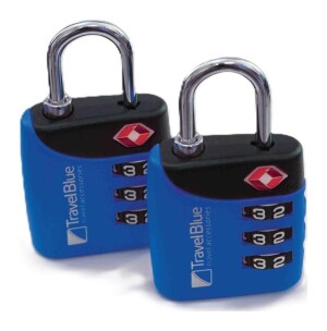 Product detail of Travel Blue 2x Combi TSA Lock Blue