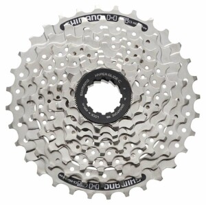Product detail of Shimano 8-kazeta CS-HG418130 11-30 zubů, stříbrná v krabičce