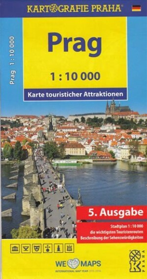 Product detail of Prag - Karte touristischer Attraktionen /1:10 tis., 5.  vydání