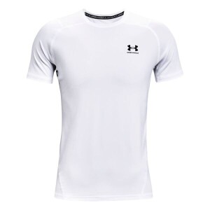 Product detail of Pánské tričko Under Armour HeatGear Fitted SS White XXL