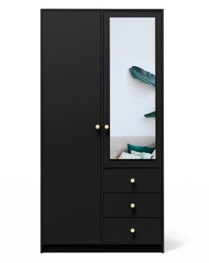 Product detail of ArtStol Šatní skříň SIENA D2 | černá