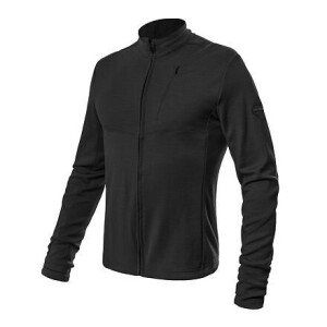 Product detail of Sensor Merino Upper Celozip Černá mikina