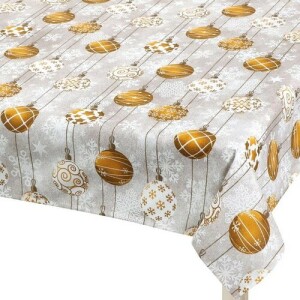 Product detail of Bellatex Ubrus Vánoční koule zlatá, 70 x 70 cm