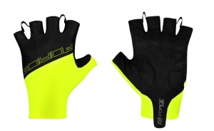 Product detail of Force Rukavice EVEN bez zapínání - fluo-černé