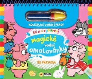 Product detail of Magické vodní omalovánky- Tři prasátka