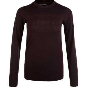 Product detail of Dámské tričko Endurance  Yalia Seamless Wool Print LS Baselayer Dark Purple L/XL