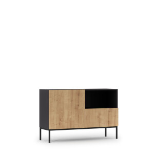 Product detail of Artelta Komoda LANZZI 120 Barva: Černá / dub artisan