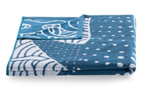 Product detail of ArtFlhf Plážová osuška SHARK BLUE | 90 x 180 cm