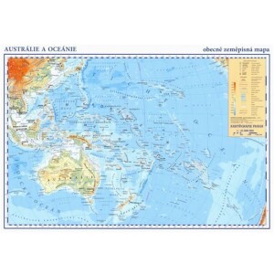 Product detail of Austrálie, Oceánie - příruční obecně zeměpisná mapa A3/1:42 mil.