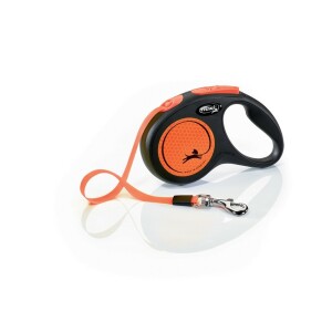 Product detail of flexi New Neon S pásek 5m/15kg oranžová