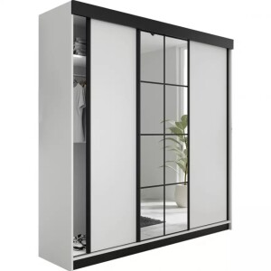 Product detail of KIER Šatní skříň ROMALA | bílá 200 cm