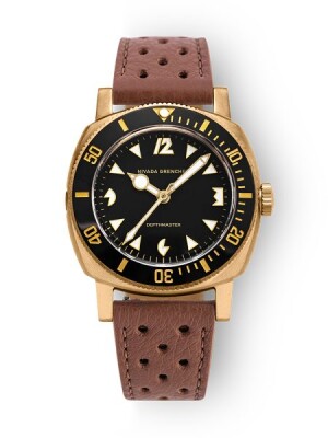 Product detail of Nivada Grenchen Depthmaster Bronze - Brown Racing Strap