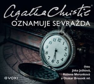 Product detail of Oznamuje se vražda - Agatha Christie