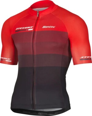Product detail of Stevens Aero Equipe červeno/černý Krátký Rukáv dres