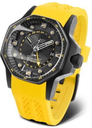 Product detail of Vostok Europe Atomic Age Fermi Line NH34-640C703 - Žlutý silikonový řemínek