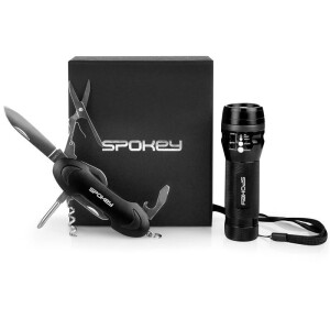 Product detail of Spokey ZOOM Sada multifunkčního nářadí v dárkové krabičce: nůž + svítilna s poutkem