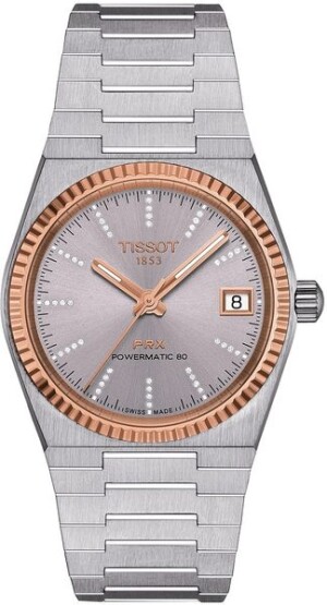 Product detail of Tissot PRX 35mm Powermatic 80 Steel & 18K Gold T931.207.41.336.00