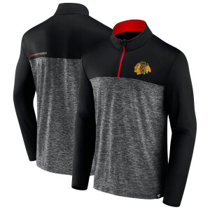 Product detail of Pánská mikina Fanatics  Mens Iconic Defender 1/4 Zip Chicago Blackhawks