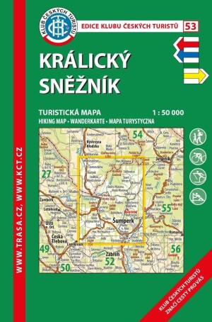 Product detail of KČT 53 Králický Sněžník 1:50 000 / 7.vydání 2022