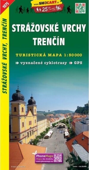 Product detail of SC 1075 Strážovské vrchy, Trenčín 1:50 000