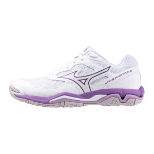 Product detail of Dámská sálová obuv Mizuno  Wave Phantom 3 White/Patrician Purple/Quince  EUR 40