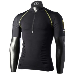 Product detail of Pánské tričko Mico M1 Trail Zip Neck Nero IV