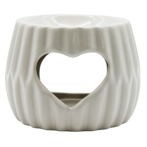 Product detail of Home Elements Aromalampa Heart, bílá, pr. 8,5 cm