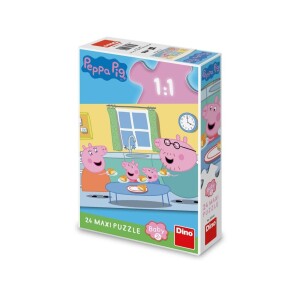 Product detail of Puzzle Peppa Pig Oběd 24 maxi dílků - Dino Park