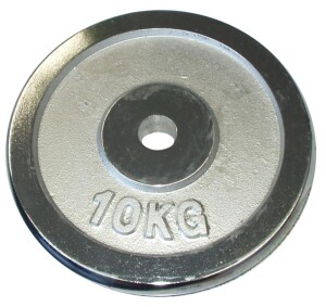 Product detail of Kubisport Chromované závaží 10kg - NA OSU O PRŮMĚRU 28mm
