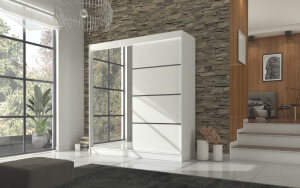 Product detail of ArtAdrk Šatní skříň GILTON | 200 cm Barva: Bílá