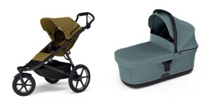 Product detail of Sportovní kočárek Thule Urban Glide 3 Nutria green + korbička Mid blue