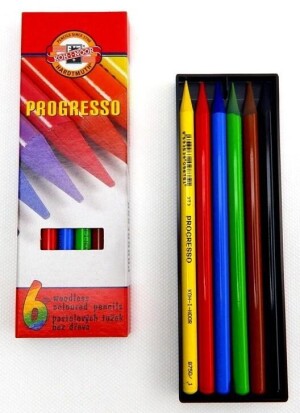 Product detail of Koh-i-noor pastelky PROGRESSO dlouhé souprava 6 ks