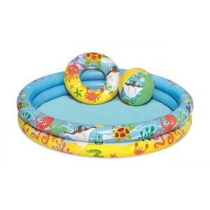 Product detail of Nafukovací SET - bazén 112cm, plavací kruh 51cm, míč 41x15cm